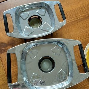 Warming (wireless) dishes. Fit with Corning ware dishes